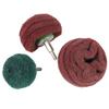 Rueda de Pulido de Fibra de Nailon con Forma de Hongo con Mango, Cabezal de Pulido de Estropajo, Rueda de Pulido para Eliminar Óxido de Metal, Rueda de Dibujo de Alambre de Acero Inoxidable