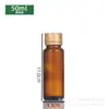 Atacado de fábrica frasco marrom 50ml para líquido oral frasco de enzima de chá 100 ml frasco para xarope medicinal frasco de vidro