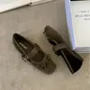 Sapatilhas Mary Jane quadradas retrô estilo francês, sapatos femininos, nova coleção outono 2026