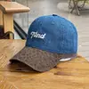 Boné de Baseball Patchwork Jeans Estampa de Leopardo para Mulheres 2026 Novo Estilo Aba Larga Emagrecimento Facial Par Casal Street Dance Boné Bico de Pato para Homens Tendência