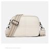 Bolso de piel de vacuno de primera capa transfronterizo, moderno, de un solo hombro, pequeño, cuadrado, bolso de mujer de cuero de alta gama, simple y de moda