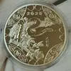 2025 Moeda Comemorativa Ling Snake Jufu Sorte e Fortuna Cobra Medalha de Ouro e Prata Moeda de Metal com Relevo Tridimensional Local de Produção