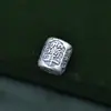 Prata 925 Gradiente de Chuva Orelhas Pulseira de Prata Esterlina Acessórios Wenwan King Kong Acessórios DIY Contas de Transferência Contas Separadoras Joias de Mago Taoísta