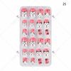 Refere-se à nail art princesa 24 peças de bolsa vestível peça de unha terminada nail art patch infantil nail art acabado unha peça