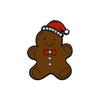 Desenho animado fofo urso de natal broche presente de feriado de natal liga gota óleo chapéu de natal emblema bolsa pingente