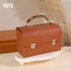 Caja de Regalo de Cuero de Gama Alta para Pasteles de Luna Caja de Regalo Empaque de Gama Alta Caja para Pasteles de Luna de Mediados de Otoño 2025 Venta al por Mayor