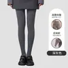 Medias Gruesas Negras Estéticas Otoño/Invierno para Mujer: Adelgazantes, Alta Elasticidad, Control de Abdomen, Levanta Glúteos, Usables como Ropa Exterior, Efecto Adelgazante, Forrados de Felpa, Engrosados, Leggings Negros