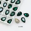 Dongzhou Cristal 8x12 Gota d'Água Pedrarias para Nail Art Super Brilhantes Coloridas Formato de Pera Corte de Alta Qualidade DIY Decorações para Unhas de Boneca