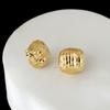 Pendientes Florales Hechos a Mano de Plata de Ley 925, Joyería Versátil de Estilo Vintage de Lujo Ligero y de Nicho, Pendientes de Alta Gama para Mujer de Otoño e Invierno