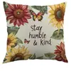 Producto de Amazon Tk Más Vendido Transfronterizo: Sol de Primavera Vintage con Girasoles Rojos y Amarillos y Mariposas en el Aire, Personalizable y Disponible para Mayorista