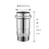 Estándar Nacional Acero Inoxidable 304 Alambre Exterior Doble Extremo Accesorios para Unión de Tubería de Agua Accesorios para Tubería de Doble Prensado Unión Recta de Rosca Exterior