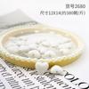 Directo de fábrica acrílico macarón corazón de amor 18 mm agujero recto accesorios de joyería DIY material de cuerda para pendientes