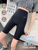 Calças Shark de Verão de Cinco Pontos Roupa Externa Feminina Cintura Alta Modeladora de Barriga Levanta Bumbum Leggings Justas Calções de Ciclismo Finos Anti-Exposição