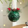 Decoração de Natal Transfronteiriça Sino de Ferro Pingente Pingente Retrô Decoração de Árvore de Natal Cenário Layout Props de Atmosfera