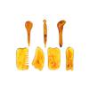 Tabla de Masaje de Resina de Cera de Abejas del Fabricante, Set de 7 Piezas de Palo Gua Sha, Kit Gua Sha, Palo de Belleza, Palo de Masaje Muscular, Tabla Raspadora Facial