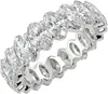 Anillo de Venta Caliente Transfronterizo Estilo Europeo y Americano Anillo de Mujer de Zirconia de Lujo Lleno de Diamantes Anillo de Diamante Anillo de Compromiso Joyería de Banquete