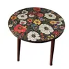 Mesa Lateral Estilo Chino, Mesa de Café, Gabinete Lateral para Sofá, Patrón Nórdico, Mesa Pequeña Moderna para Dormitorio, Mesa de Esquina para Sala de Estar, Mesa Redonda de Mesita de Noche