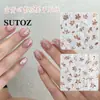 Adesivos de Unha da Moda por Pinduoduo: Decalques Luxuosos Florais Dourados e Rose Gold para Decoração de Unhas