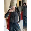 Conjunto de Chaqueta Rayada de Primavera y Otoño para Niñas, Conjunto de Dos Piezas de Sudadera Elegante Estilo Coreano para Niños Mayores, Ropa Infantil Linda y a la Moda