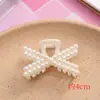 Pinza de Pelo Diaria Transfronteriza Tamaño Pequeño 4cm Pinza de Pelo Perla Pinza para Flequillo Lateral Pinza Trasera Pinza de Pelo Accesorios para el Cabello