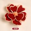 Decoração de Cerimônia de Casamento Flor de Papel Crepom Tridimensional de Camada Dupla Arranjo de Quarto de Casamento Parede de Fundo da Sala de Estar e Quarto de Nova Casa Conjunto de Flores de Papel Crepom