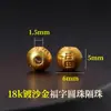Xiao 18K Colección de Accesorios de Oro Arena No Desvanecible Pulsera Materiales para Manualidades Colgante de Oro Arena Cuentas Espaciadoras Cuentas Sueltas Accesorios Venta al por Mayor