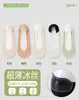 Calcetines de Verano Finos para Mujer Tipo Barco, Calcetines Invisibles de Seda Helada Antideslizantes de Corte Bajo, Sin Costuras, Absorbentes de Sudor, Transpirables, Calcetines Zhuji