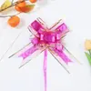 Nuevo 70# grande gasa de nieve estampado patrón de amor flor de mano decoración de coche de boda flor embalaje de regalo flor