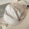 Boina Pleatada Retrô Japonesa Chapéu Feminino Outono Inverno Emagrecimento Facial Versátil Chapéu de Pintor Moda Coreana Boné Newsboy Tendência