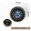 26 Modelos Nuevos de Botones Metálicos Exquisitos y Compactos con Diamantes, Botones Decorativos Redondos Pequeños de 10 mm Cosidos a Mano, Stock Listo Transfronterizo