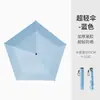 Paraguas estilo japonés ultraligero de fibra de carbono, protección solar con recubrimiento negro, doble uso para sol y lluvia, paraguas tipo lápiz portátil para mujeres, al por mayor