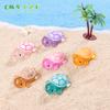 Micro paisagem criativa desenho animado cabelo boneca tartaruga luminosa DIY acessórios saco surpresa paisagismo aquário pequenos ornamentos