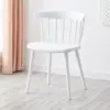 Silla Windsor de Color Macarrón Patas de Silla Engrosadas Antideslizantes Minimalista Moderno Hogar Comedor Cafetería Silla de Celebridad de Internet para Negociación