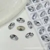 Wuzhou K9 Super Brilhante 6X10 Strass em Forma de Ovo de Pombo 1:1 Réplica de Acessórios para Nail Art Huazi Pontiagudos de Fundo Decorativo DIY