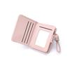 Billetera Nueva Zhengnan para Mujer Corta Estilo Coreano PU Casual Moda Hebilla de Amor Cartera Plegable Billetera para Monedas Estudiante