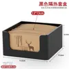 Caja de Pañuelos Simple Estante de Almacenamiento Cuadrado para Pañuelos Hotel Restaurante Té de Leche Especial Hotel Caja de Servilletas de Papel Cuadradas
