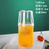 Vaso de Verano Transparente para Bebidas de Alto Borosilicato Vaso Copa Concubina Imperial Vaso de Burbujas Vaso con Patrón de Martillo Vaso de Vidrio de Alto Valor de Color ins