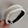 Faixa de Cabelo Trançada de Lã Tricotada para Mulheres, Faixa de Cabelo Larga de Alta Qualidade para Outono e Inverno, Faixa de Cabelo da Moda para Lavar o Rosto, Acessório de Cabelo