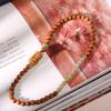 Pulsera de Sándalo con Aroma a Leche Natural Barbie Sandalwood para Mujer, Zakiram Jade Hetian Joyería Cultural de Alto Nivel Pulsera de Cuentas Budistas al por Mayor