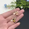 20 Estilo Pastoral Abeja Girasol Panal Tarro de Miel Gota de Aceite Joyería Accesorios DIY Joyería Colgante Venta Caliente Transfronteriza
