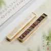 Pisapapeles de Latón Sólido Pisapapeles para Caligrafía Caja de Regalo Especial para Escritura Los Cuatro Tesoros del Estudio para Principiantes Pincel Creativo de Latón Pluma Estilográfica