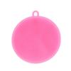 Cepillo de Silicona para Lavar Platos Transfronterizo Cocina Multifuncional Libre de Aceite Redondo Engrosado para Limpiar Platos Domésticos Venta al por Mayor