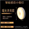 Luz Noturna Sensor Infravermelho Corpo Humano Esportes Transfronteiriços, Luminosa Magnética Recarregável Led Sem Fio Luminária de Mesa de Cabeceira