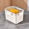 PET Caja Nueva para Conservar Frescos Caja de Almacenamiento para Refrigerador Plástico Engrosado Congelación Drenaje Caja para Conservar Frescos Especial para Refrigerador