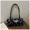 Moda Europeia e Americana Bolsa Almofada de Bolinhas de Grande Capacidade para Commuter para Mulheres 2026 Novo Estilo Texturizado Bolsa de Mão Bolsa Boston de Ombro para Sobrancelha