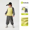 10% de descuento Lista de útiles escolares Ropa de abrigo infantil Dudu, Pantalones de otoño para niños, Camisetas de otoño para niñas, Ropa para bebés y niños