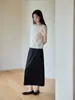 Tienda Insignia Shanghai Dan Nong / Suéter de Lana Cachemir Cepillado para Mujer Otoño Manga Corta Jersey de Punto Cuello Redondo