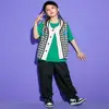 Traje de Hip-Hop para Niños Ropa de Presentación para Niño Hip-Hop Hip-Hop Ropa de Presentación para Niños Camiseta Holgada de Verano