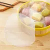 Tapete de Silicone para Cozinhar no Vapor, Pano de Cozimento a Vapor Antiaderente, Pano Redondo Resistente a Altas Temperaturas para Cozinhar no Vapor, Pano para Bandeja de Cozimento a Vapor, Tapete para Pão no Vapor