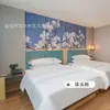 Muebles de Hotel Magnolia Blanco Mesa de Café para Apartamento Marco de Cama B&B con Cabecera Portaequipajes Mesa y Silla Fábrica de Renovación Venta Directa